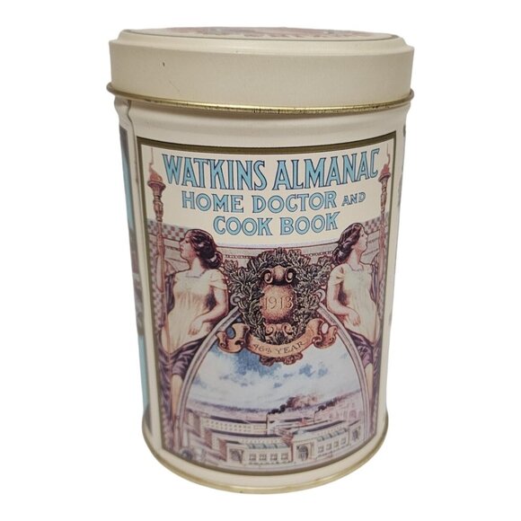J.R. Watkins Nesting Tin Container Set Almanac 125th Anniversary Heritage - Picture 6 of 15